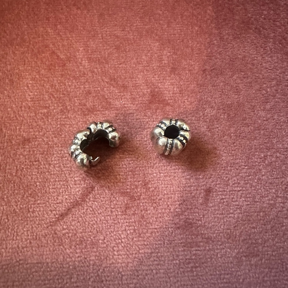 Set of 2 Pandora Charm Stoppers